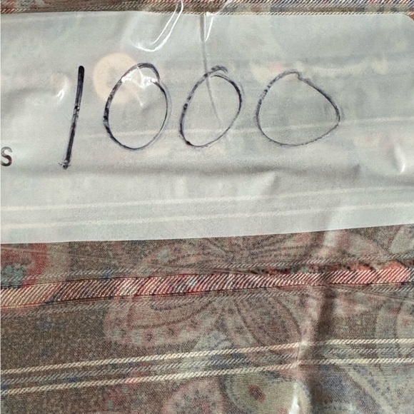 Bugatchi Uomo Shirt Mens XL Pastel‎ Green Orange Paisley Floral Ruffle Botanical - Picture 12 of 12